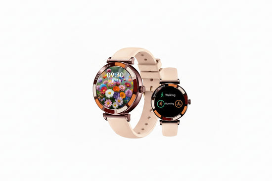 TiZOOP Reloj Inteligente Redondo HD de 3.23 cm para Mujeres